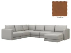 Basel U Shape Chaise Sofa 27 Basel U Shape Chaise Sofa -Home Decor Shop Basel U 07 MAP Parrot Maple