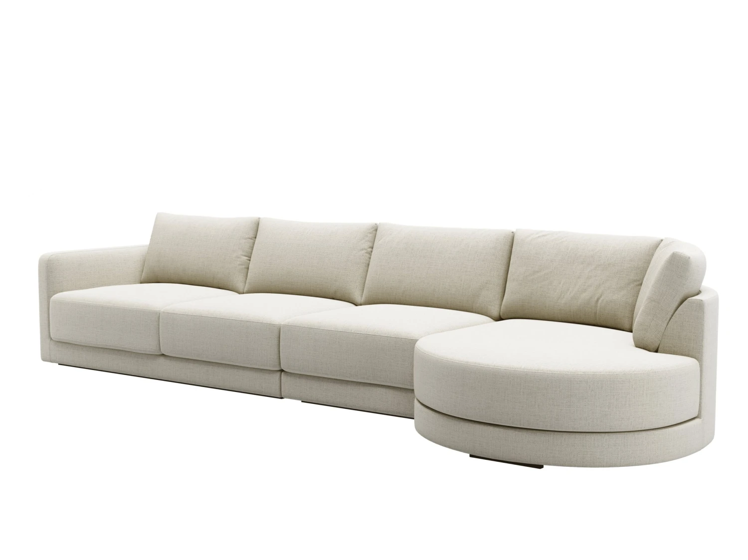 Basel 4 Seat Round Right Chaise Sofa 1 Basel 4 Seat Round Right Chaise Sofa