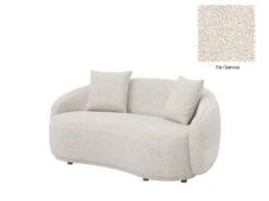Dawn 3 Seater Curved Sofa -Home Decor Shop Dawn 3 seat F27 Fila Natural