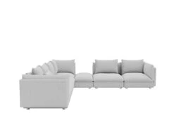 Flynn 6 Seat Modular Sofa 18 Flynn 6 Seat Modular Sofa -Home Decor Shop Flynn 6 Seat Modular Sofa Fila Light Grey H2