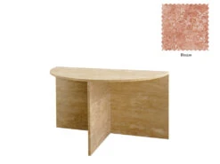 Gianni Semi Coffee Table -Home Decor Shop Gianni Semi Low Coffee Table bisque