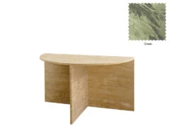 Gianni Semi Coffee Table -Home Decor Shop Gianni Semi Low Coffee Table green