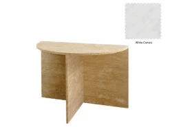 Gianni Semi Coffee Table -Home Decor Shop Gianni Semi Tall Coffee Table white