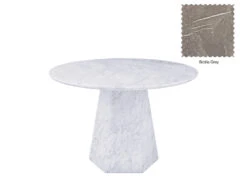 Giovanni Round Marble Dining Table -Home Decor Shop Giovanni Round Marble Dining Table grey