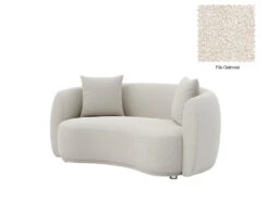 Lilly 2 Seater Curved Sofa -Home Decor Shop Lilly 2 seat F27 Fila Natural