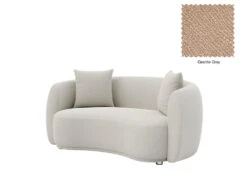 Lilly 2 Seater Curved Sofa -Home Decor Shop Lilly 2 seat F54 Granite Grey