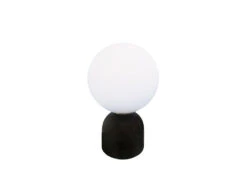 Marble Table Lamp, Black