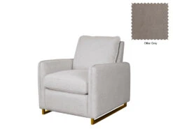 Beltran Recliner -Home Decor Shop beltran gold leg F04 Otter Grey