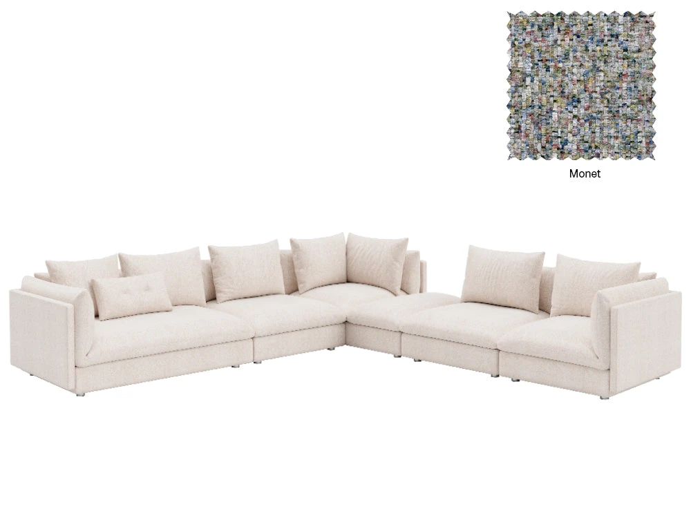 Flynn 6 Seat Modular Sofa 9 Flynn 6 Seat Modular Sofa - Image 9